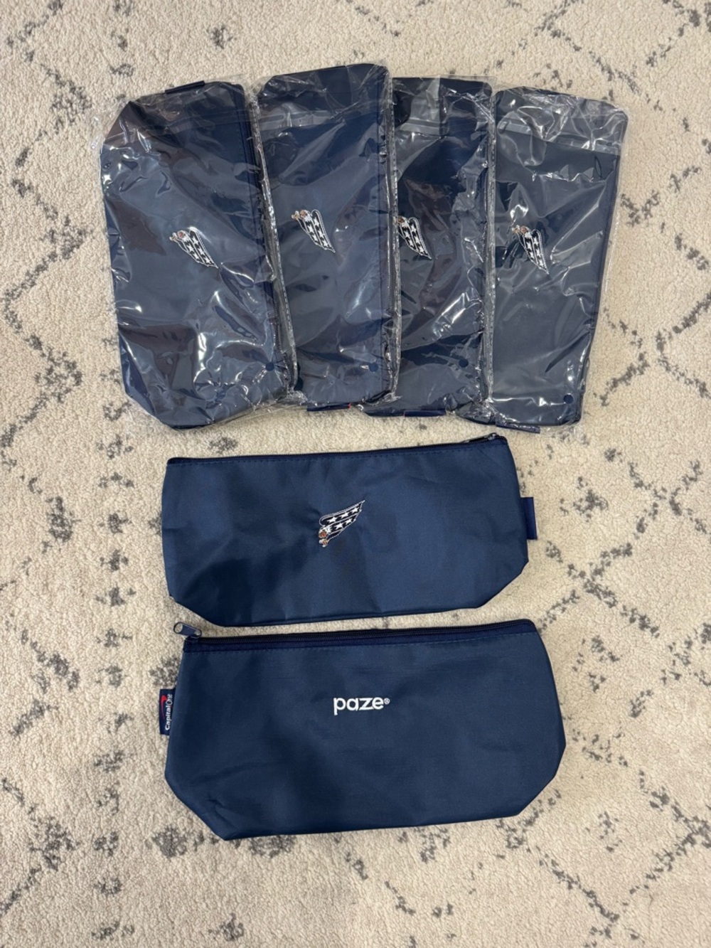 6 Capital One x Paze Zipper Pouch Bag